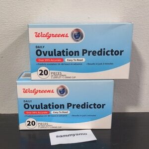 Walgreens Daily Ovulation Predictor, 20 Pieces - test strips, Easy To Read x2